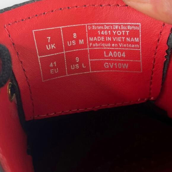 Dr. Martens 1461 YOTT Year of the Tiger Leather Oxford Lace-up Shoes NEW - Picture 15 of 15